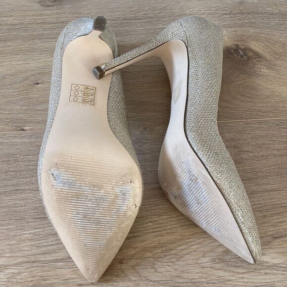 Sparkly Gold Call It Spring Pumps - Picture 6 of 6